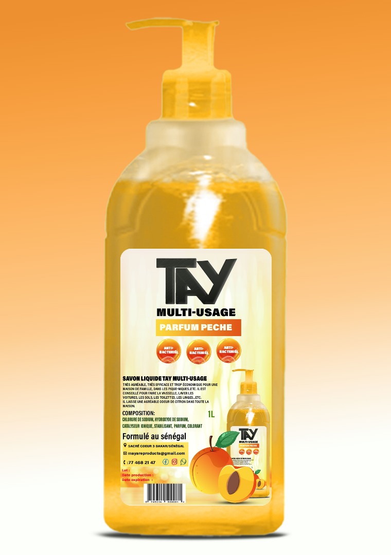 TAY Savon Liquide Parfum Pêche